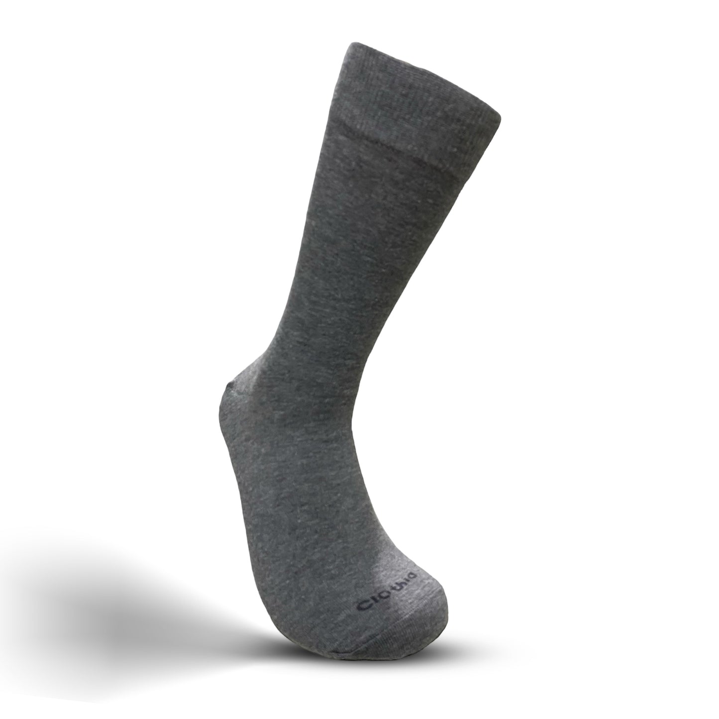 Classic Men Long Socks Grey Melange 1 Pair