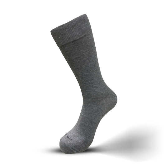 Classic Men Long Socks Grey Melange 1 Pair
