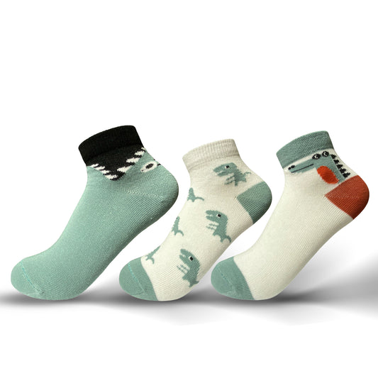 Boys 3-Pack Dinasour Socks