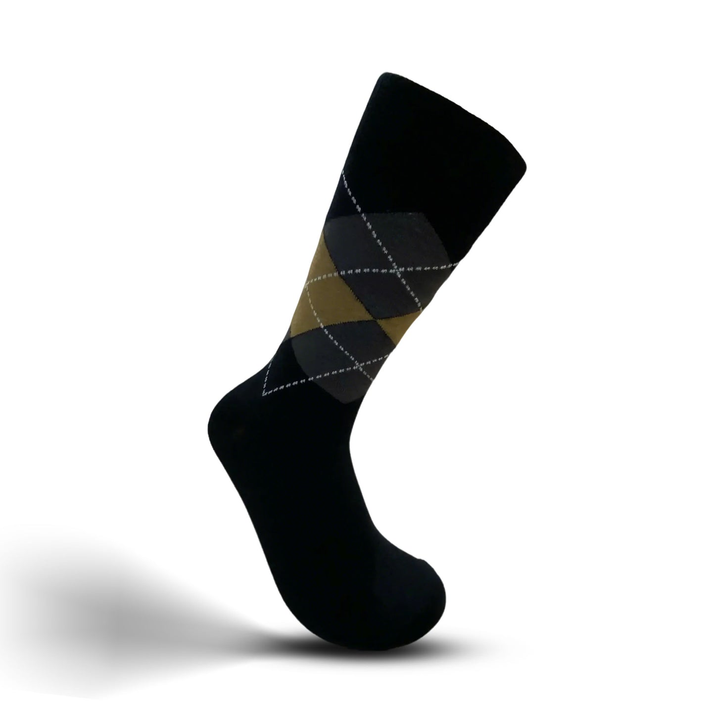 Classic Men Long Socks Scotch Black 1 Pair